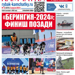Газета «Рыбак Камчатки». Выпуск № 13 от 03 апреля 2024 г.