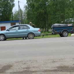 Транспорт задержанного. Фото пресс-службы УМВД России по Томской области