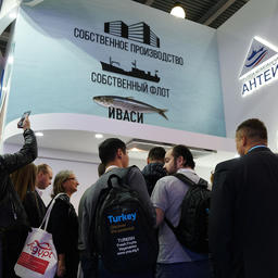 Продукция «Антея» на World Food Moscow вызвала большой интерес. Фото пресс-службы холдинга