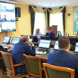 Очередное заседание штаба путины провел заместитель руководителя Федерального агентства по рыболовству Василий СОКОЛОВ. Фото пресс-службы ФАР