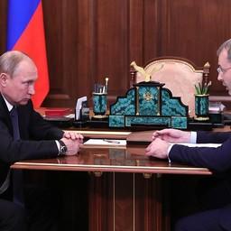 Встреча президента Владимира ПУТИНА с губернатором Чукотского автономного округа Романом КОПИНЫМ. Фото пресс-службы главы государства