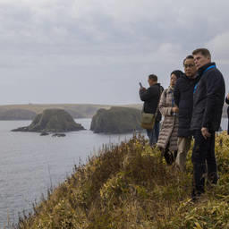 Японская бизнес-миссия работала на Курилах с 27 октября. Фото пресс-службы правительства Сахалинской области