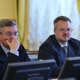 Президент ВАРПЭ Герман ЗВЕРЕВ и врио Директора ТИНРО-Центра Алексей БАЙТАЛЮК. Фото пресс-службы Росрыболовства