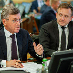 Председатель Общественного совета, президент ВАРПЭ Герман ЗВЕРЕВ и глава Союза рыбопромышленников Карелии Илья РАКОВСКИЙ