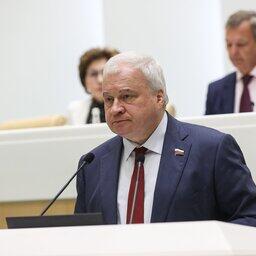 Докладчиком по вопросу выступил первый заместитель председателя Комитета Совфеда по международным делам Андрей ДЕНИСОВ. Фото пресс-службы СФ