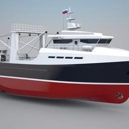 Проект МРТР-35. По умолчанию судно оборудовано траловым комплексом, но можно предусмотреть вариант оснащения для промысла креветки