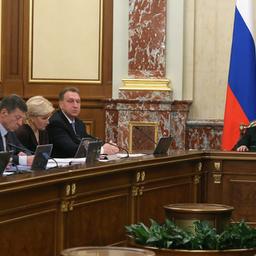 Доклад министра транспорта Максима СОКОЛОВА. Фото пресс-службы кабмина