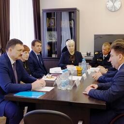 Заместитель губернатора Волгоградской области Василий ИВАНОВ провел рабочую встречу с представителями Волго-Каспийского теруправления Росрыболовства. Фото пресс-центра комитета сельского хозяйства региона