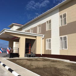 В поселке Октябрьский Камчатского края открыли новый административно-бытовой комплекс пограничной заставы. Фото пресс-службы регионального правительства