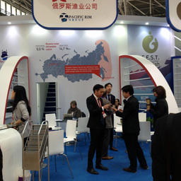 Участники национального стенда России на China Fisheries and Seafood Expo - 2016