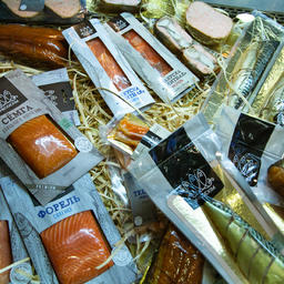 На стендах  были представлены рыба и морепродукты во всех разновидностях