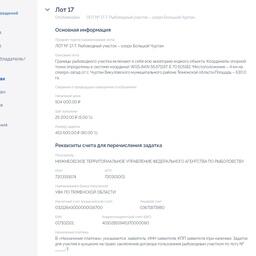 Самый дорогой участок расположен на озере Большой Чуртан