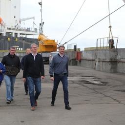 На борту атомохода побывал глава Камчатского края Владимир СОЛОДОВ. Фото пресс-службы правительства региона