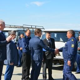 Смотр новых плавсредств и автомобилей провел заместитель министра сельского хозяйства – руководитель федерального агентства по рыболовству Илья ШЕСТАКОВ. Фото пресс-службы ФАР