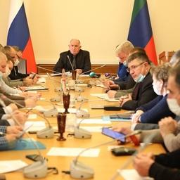 В правительстве Дагестана прошел круглый стол, посвященный рыбной отрасли региона. Фото пресс-службы правительства республики