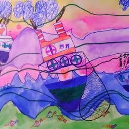 «А на море корабли...», Прохорова Светлана, 6 лет