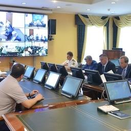 Очередное заседание штаба лососевой путины провел замглавы Росрыболовства Василий Соколов. Фото пресс-службы Росрыболовства