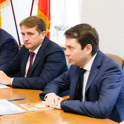 Руководитель Росрыболовства Илья ШЕСТАКОВ и врио губернатора Мурманской области Андрей ЧИБИС. Фото пресс-службы правительства региона