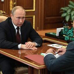 Президент Владимир ПУТИН провел встречу с руководителем ФАС Игорем АРТЕМЬЕВЫМ. Фото пресс-службы главы государства