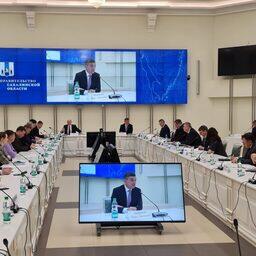 Проект стратегии промысла тихоокеанских лососей в Сахалинской области на 2023 г. обсудили на совещании с участием руководства ВНИРО и представителей отраслевого сообщества. Фото пресс-службы регионального министерства по рыболовству