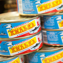 В салоне «Рыба и морепродукты» на главных ролях были консервы всех разновидностей