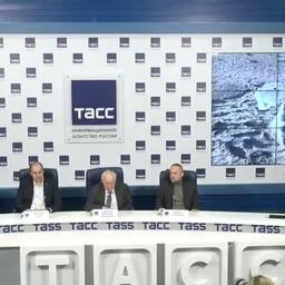 25 декабря в ТАСС прошла пресс-конференция, посвященная ликвидации последствий экологической катастрофы. Скриншот трансляции