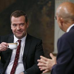 Премьер-министр Дмитрий МЕДВЕДЕВ дал интервью таиландской медиагруппе Nation. Фото пресс-службы Правительства РФ