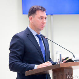 Президент Ассоциации рыбопромышленных предприятий Сахалинской области Максим КОЗЛОВ. Фото пресс-службы регионального парламента