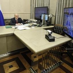О продлении моратория на плановые проверки малого бизнеса глава правительства Михаил МИШУСТИН рассказал на совещании с вице-премьерами. Фото пресс-службы кабмина