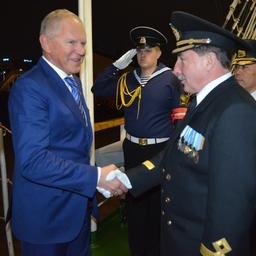 В Инчхоне парусник посетил глава Росрыболовства Андрей Крайний. Фото пресс-службы Дальрыбвтуза.