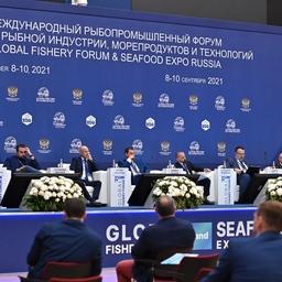 На Международном рыбопромышленном форуме и Выставке рыбной индустрии, морепродуктов и технологий в Санкт-Петербурге состоялся круглый стол «Как довезти качественную рыбу до конечного потребителя». Фото пресс-службы ESG