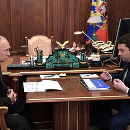 Президент Владимир ПУТИН провел рабочую встречу с врио губернатора Мурманской области Андреем ЧИБИСОМ. Фото пресс-службы главы государства