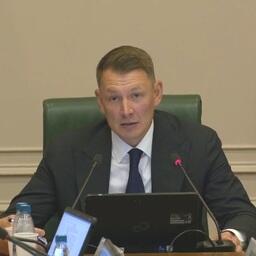 Председатель Комитета Совета Федерации по аграрно-продовольственной политике и природопользованию Александр ДВОЙНЫХ. Скриншот трансляции