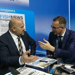 Губернатор Архангельской области Игорь ОРЛОВ и председатель совета директоров Медиахолдинга «Фишньюс» Эдуард КЛИМОВ