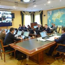 Замминистра сельского хозяйства – руководитель Росрыболовства Илья ШЕСТАКОВ провел заседание объединенного штаба по организации рыболовства в Дальневосточном и Северном бассейнах. Фото пресс-службы ФАР