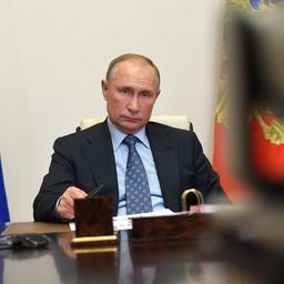Президент Владимир ПУТИН провел совещание по параметрам финансового плана и инвестиционной программе РЖД. Фото пресс-службы главы государства