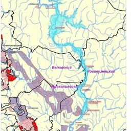 Карта-схема водохранилища из тендерной документации