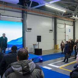 Торжественное открытие нового предприятия