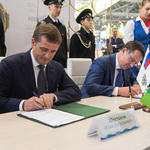 Руководитель Росрыболовства Илья Шестаков и зампредседателя правления ОАО «Россельхозбанк» Дмитрий Сергеев подписали соглашение о взаимодействии по реализации мероприятий госпрограммы «Развитие рыбохозяйственного комплекса»