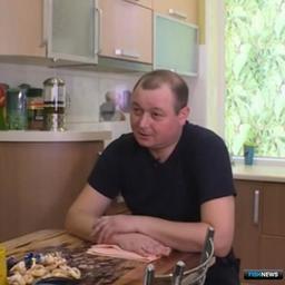 Капитан «Норда» Владимир ГОРБЕНКО после возвращения домой. Кадр из репортажа телеканала «Россия 24»