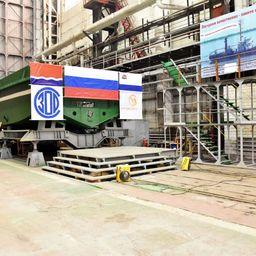 Церемония закладки нового МРС-239 для «Витязь-Авто» прошла в Благовещенске. Фото предоставлено пресс-службой компании