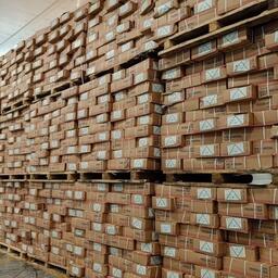Рыбная продукция на холодильном складе во Владивостоке