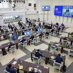 Инвестиционный совет в Сахалинской области обсудил поддержку бизнеса в условиях борьбы с коронавирусом. Фото пресс-службы правительства региона