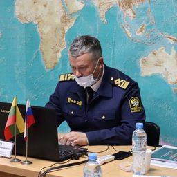 Российскую делегацию на видеопереговорах возглавил руководитель Западно-Балтийского теруправления Росрыболовства Александр ЖУКОВ. Фото пресс-службы ведомства
