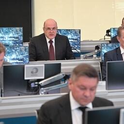Об актуализации Сводной стратегии развития обрабатывающей промышленности глава правительства Михаил МИШУСТИН рассказал на стратегической сессии. Фото пресс-службы кабмина.