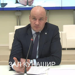 Зампред правительства Сахалинской области Антон ЗАЙЦЕВ. Кадр видео