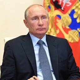 Владимир ПУТИН в режиме видеоконференции провел совещание по вопросам ликвидации последствий разлива дизельного топлива в Красноярском крае. Фото пресс-службы главы государства