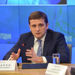 На пресс-конференции 11 марта руководитель Росрыболовства Илья ШЕСТАКОВ рассказал о положительной тенденции по импортозамещению. Фото пресс-службы Росрыболовства