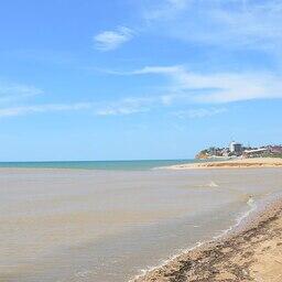Впадение реки Кача в Черное море вблизи поселка Кача. Фото Александра Юровского. CC BY-SA 4.0