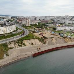 Более 60 млн рублей получит Магаданская область на берегоукрепление в бухте Нагаева. Фото пресс-службы регионального правительства